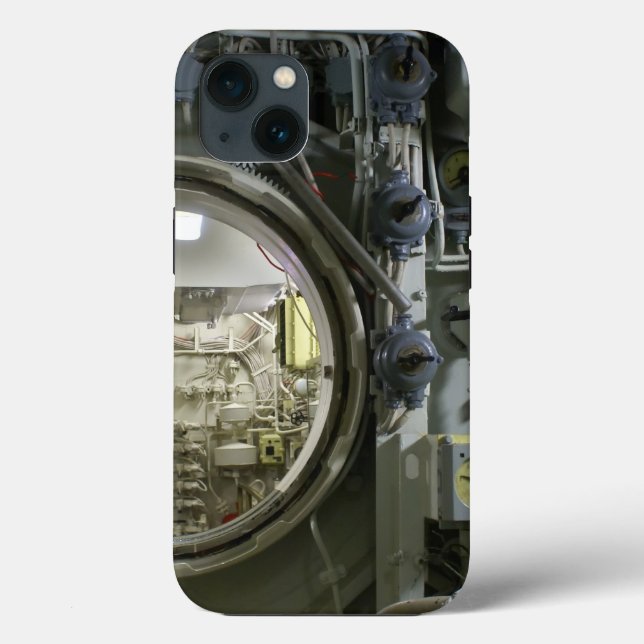 Funda De Case-Mate Para iPhone antiguo submarino retro (Reverso )