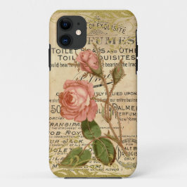 Funda Para iPhone 11 Antiguos Rosas de Francia