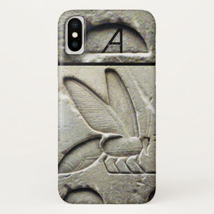 TITLE_SEO2 ANTIQUE EGYPTIAN HONEY BEE BEEKEEPER MONOGRAM