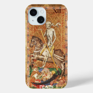 FUNDA PARA iPhone 15 ANTIQUE RENAISSANCE TAROTS 13 / MUERTE