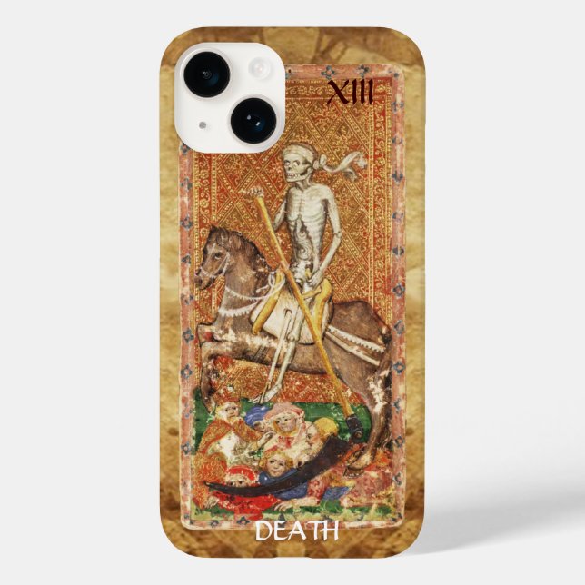 FUNDA DE Case-Mate PARA iPhone ANTIQUE RENAISSANCE TAROTS 13 / MUERTE (Reverso )
