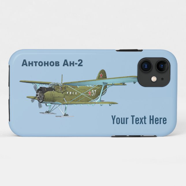 Funda De Case-Mate Para iPhone Antonov An-2 (Reverso (horizontal))