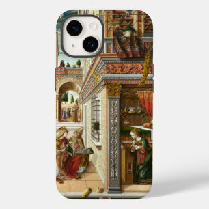 Funda Para iPhone 14 De Case-Mate Anunciación, San Emidio y OVNI por Crivelli