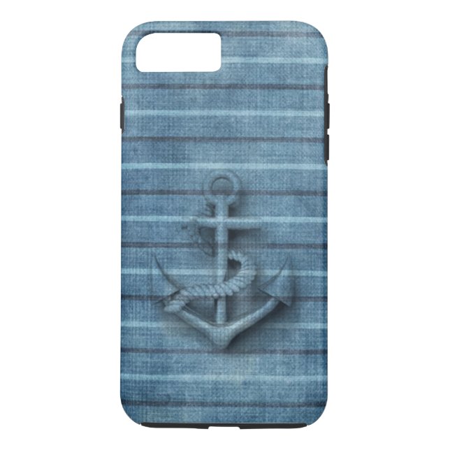 Funda De Case-Mate Para iPhone Anuncio náutico elegante (Reverso)