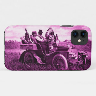 FUNDA PARA iPhone 11 APACHES Y GERONIMO CONDUCIENDO UN AUTO MOTOR