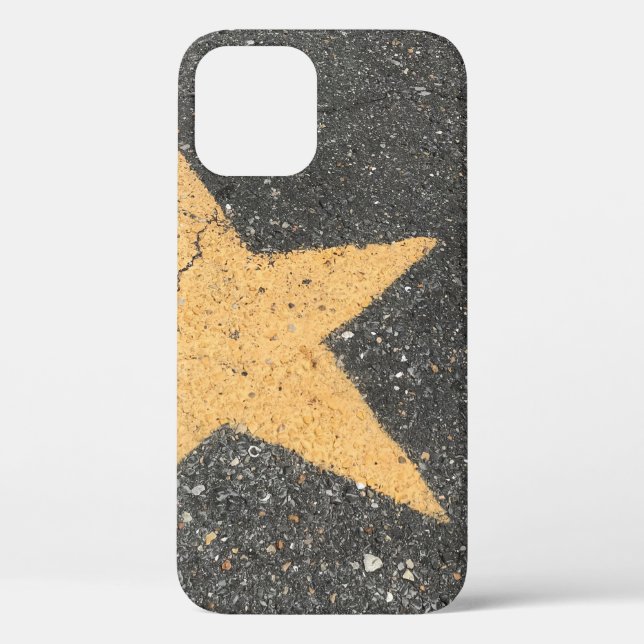 Funda De Case-Mate Para iPhone Apavimento con forma de estrella amarilla (Reverso )