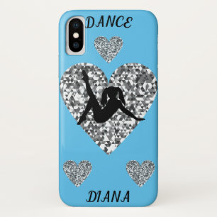 Funda Para iPhone X Apenas baila funda Apple iPhone X en azul cielo