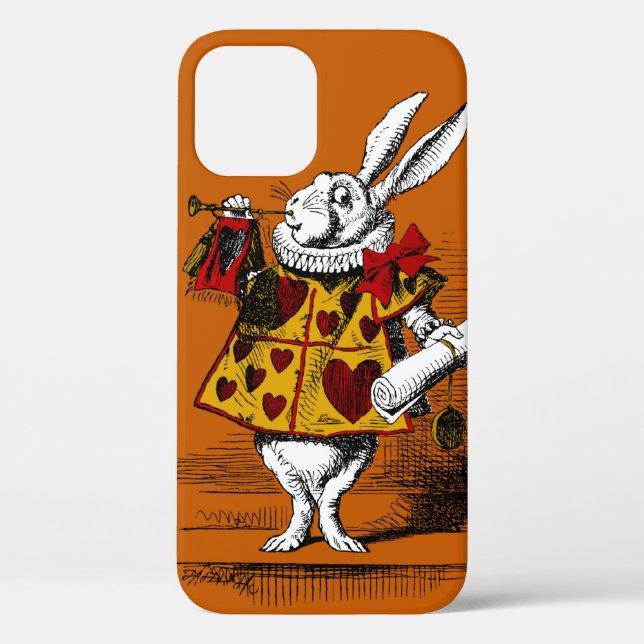 Funda De Case-Mate Para iPhone Apenas el Conejo Blanco (Reverso )