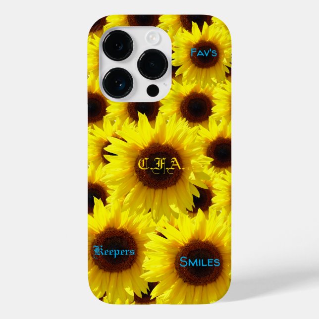 Funda De Case-Mate Para iPhone Apenas hay girasol (Reverso )