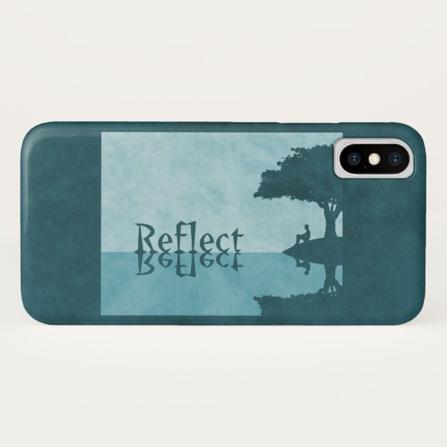 Funda De Case-Mate Para iPhone Apenas refleje la casamata del iPhone (Reverso (horizontal))