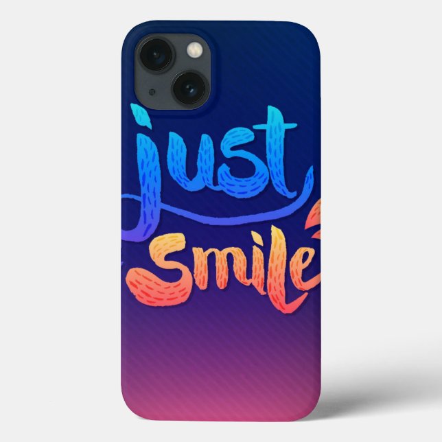 Funda De Case-Mate Para iPhone Apenas sonrisa (Reverso)