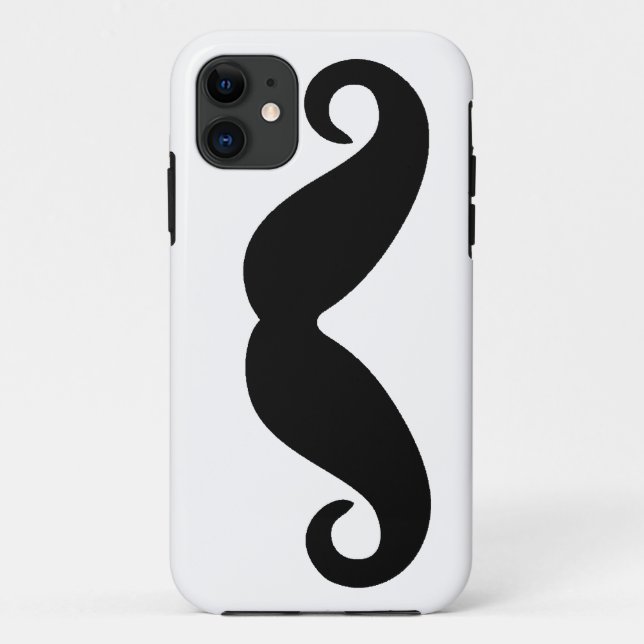 Funda De Case-Mate Para iPhone Apenas un bigote (Reverso)