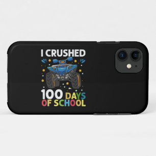 Funda Para iPhone 11 Aplasté 100 Días de Camioneros Monstruo de la Escu
