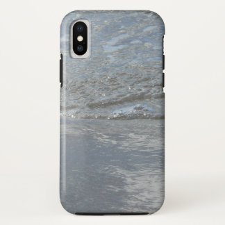 Funda Para iPhone X Aplausos de agua en la fotografía abstracta de la