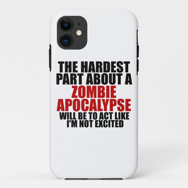 Funda De Case-Mate Para iPhone Apocalipsis del zombi (Reverso)