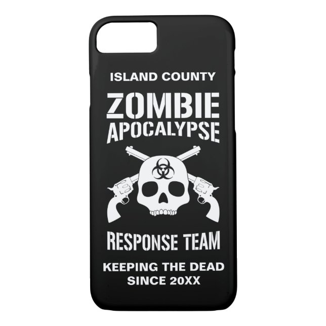 Funda De Case-Mate Para iPhone Apocalipsis del zombi (Reverso)