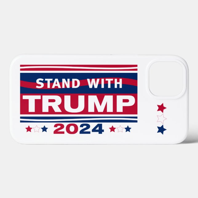 Funda De Case-Mate Para iPhone Apoya a Trump~2024~MAGA (Reverso (Horizontal))