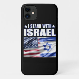 Funda Para iPhone 11 Apoyo a Israel Me mantengo con Israel