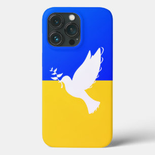 Funda Para iPhone 13 Pro Apoyo a Ucrania caso de iPhone unidad de paz - Lib