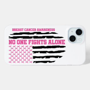 FUNDA PARA iPhone 15 MINI APOYO AL CÁNCER DE MAMA Y SENSIBILIZACIÓN