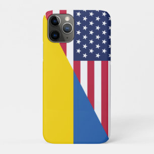 Funda Para iPhone 11 Pro Apoyo norteamericano hacia Ucrania Sherpa Blanket