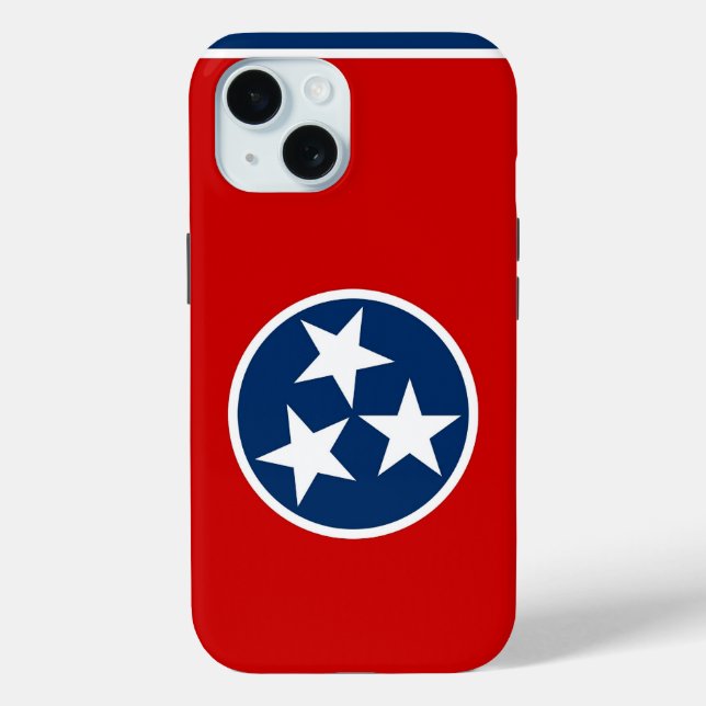 Funda De Case-Mate Para iPhone Apple iPhone 15 Case-Mate with Tennessee flag (Reverso )