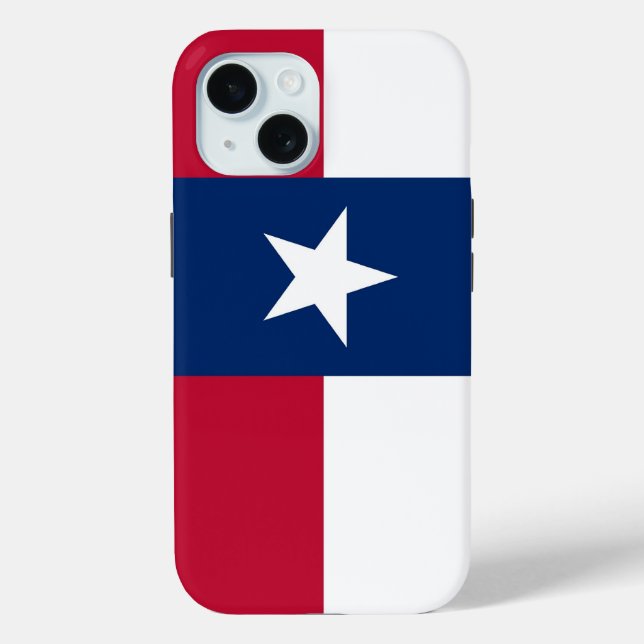 Funda De Case-Mate Para iPhone Apple iPhone 15 Case-Mate with Texas flag (Reverso )