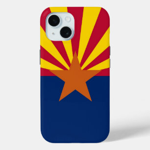 Funda Para iPhone 15 Apple iPhone 15 Funda-Mate con bandera de Arizona