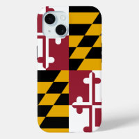 Apple iPhone 15 Funda-Mate con bandera de Maryland