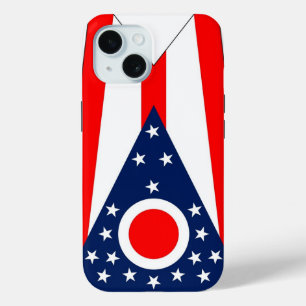 Funda Para iPhone 15 Apple iPhone 15 Funda-Mate con bandera Ohio