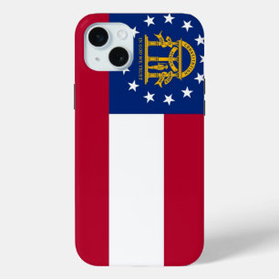 Funda Para iPhone 15 Mini Apple iPhone 15 Plus Funda-Mate, bandera de Georgi