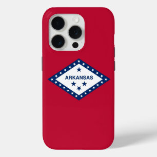 Funda Para iPhone 15 Pro Apple iPhone 15 Pro Funda-Mate, bandera de Arkansa