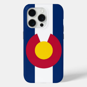 Funda Para iPhone 15 Pro Apple iPhone 15 Pro Funda-Mate, bandera de Colorad
