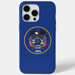 Funda Para iPhone 15 Pro Max Apple iPhone 15 Pro Max, Bandera del Estado de Uta