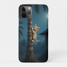 Funda Para iPhone 11 Pro Aprender a Subir – Momento de Gato Adorable