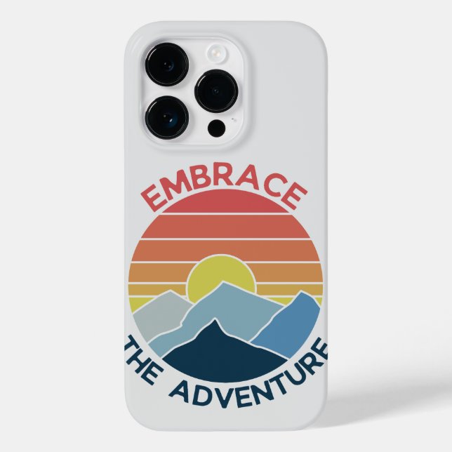 Funda De Case-Mate Para iPhone Aprovechar el tiempo de aventura de montaña (Reverso )