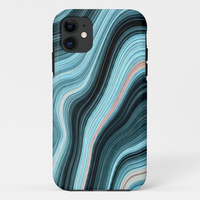 Funda De Case-Mate Para iPhone Aqua Drift (Reverso)
