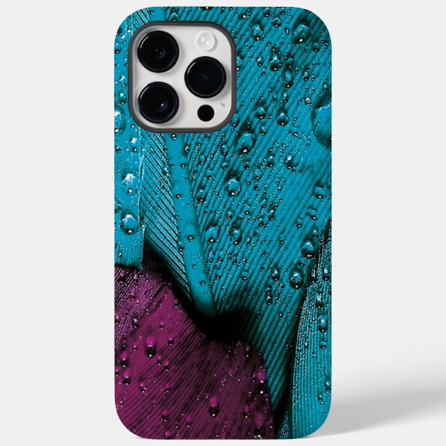Funda De Case-Mate Para iPhone "AquaCircuit: Precisión en cada gota Case-Mate iP (Reverso )