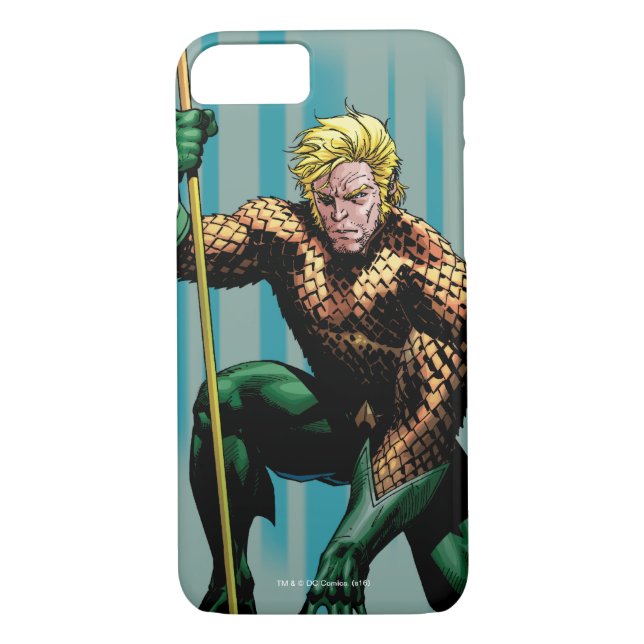 Funda De Case-Mate Para iPhone Aquaman Crouching 2 (Reverso)