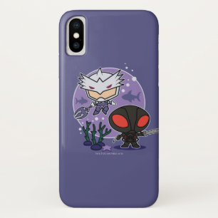 Funda Para iPhone X Aquaman el   Chibi Orm y gráfico submarino del