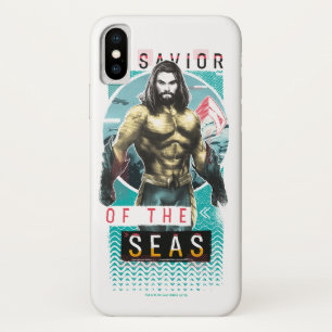 Funda Para iPhone X Aquaman el   "salvador gráfico modernista de los