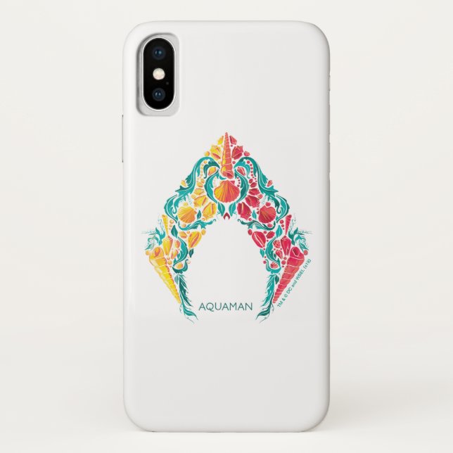 Funda De Case-Mate Para iPhone Aquaman | Logo De Aquaman Y Mera (Reverso)