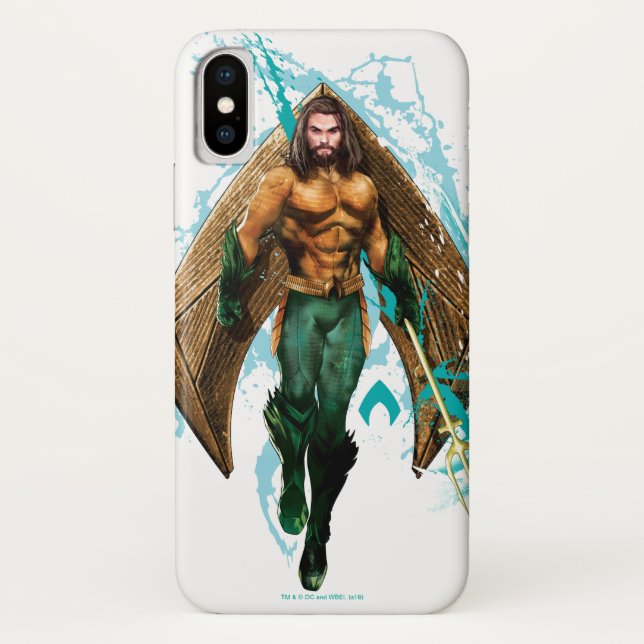 Funda De Case-Mate Para iPhone Aquaman | Logo De Prince Orin Con Aquaman (Reverso)