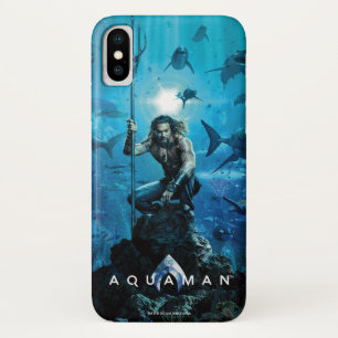 Funda Para iPhone X Aquaman   Prince Orin Con Animales Acuáticos