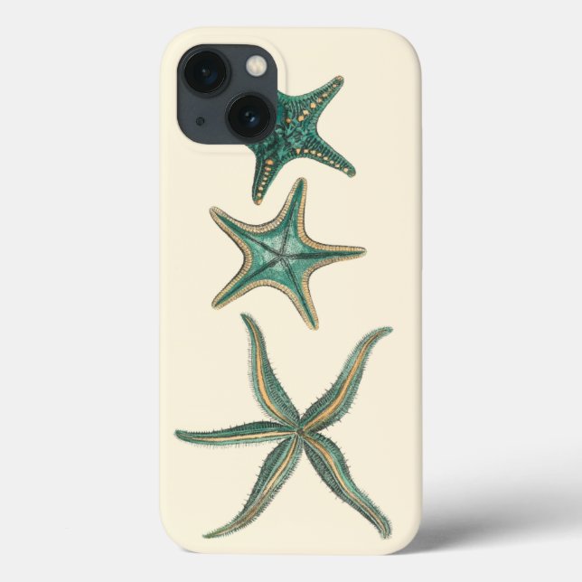 Funda De Case-Mate Para iPhone Aquamarine Triple Starfish (Reverso)