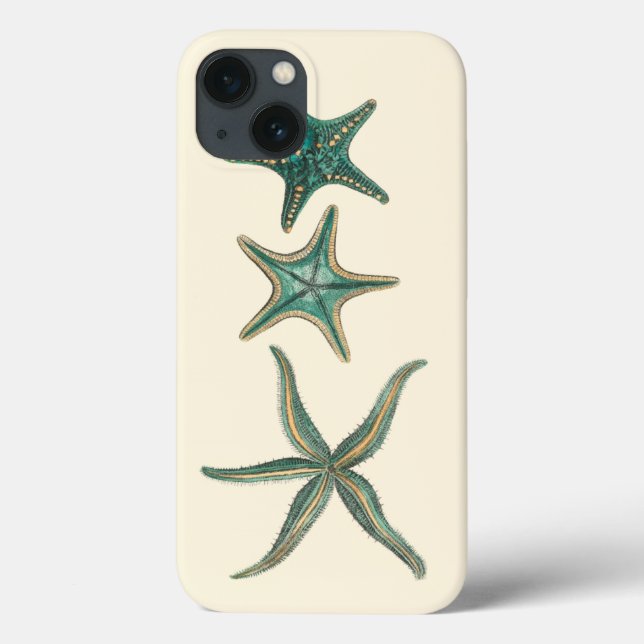 Funda De Case-Mate Para iPhone Aquamarine Triple Starfish (Reverso)