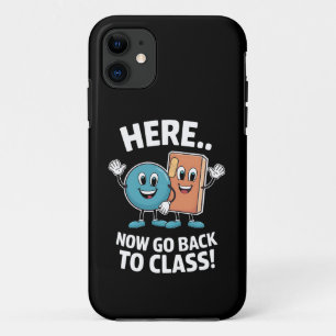 Funda Para iPhone 11 Aquí Ahora Vuelve A Clase Enfermera Escolar Médico