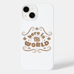 Funda Para iPhone 14 De Case-Mate Aquí está el mundo