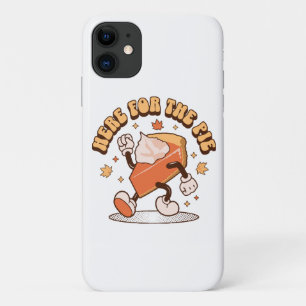 Funda Para iPhone 11 Aquí por la Tarta - Tarta de Calabaza Divertida de