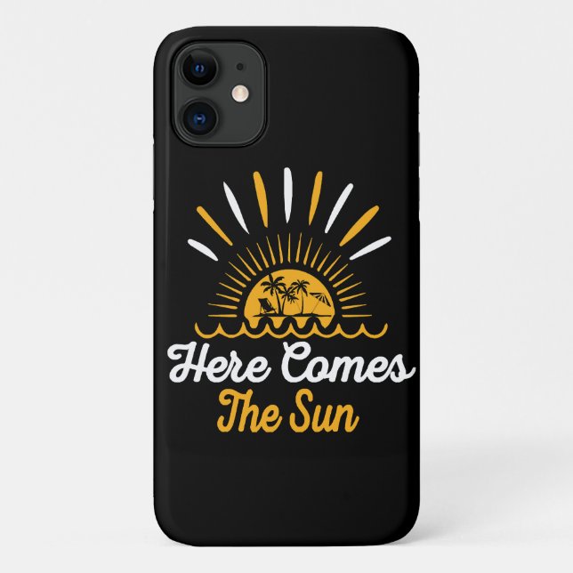 Funda De Case-Mate Para iPhone Aquí viene el sol (Reverso)